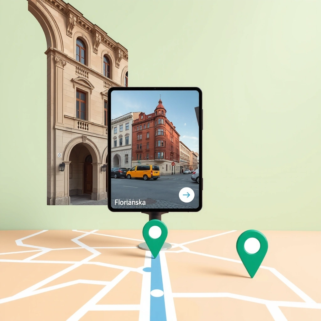 Mapa lokalizacji biura Vitalmanncx w centrum Krakowa